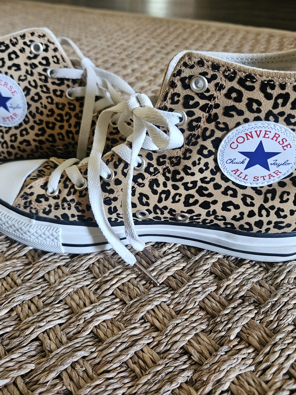 Converse Chuck Taylor Leopard Print High Top Sneakers